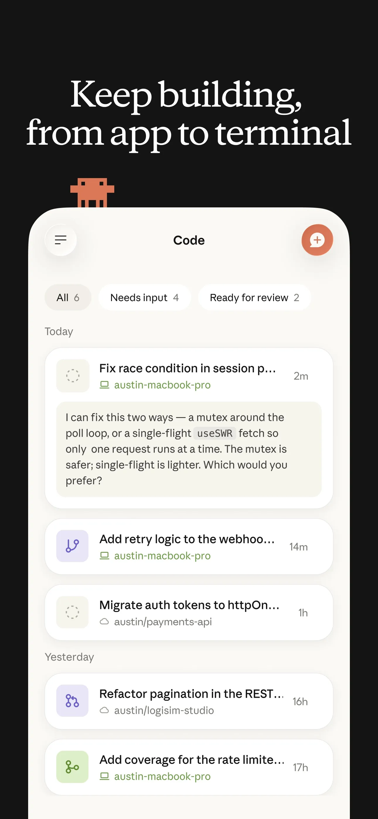 Claude app screenshot 3